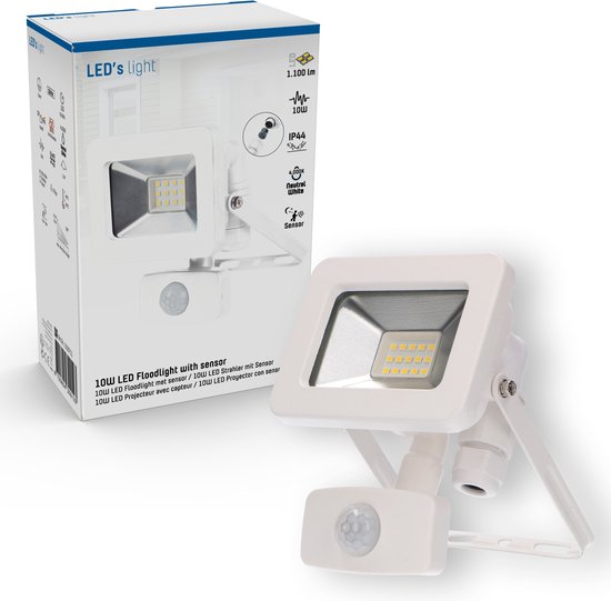 Proventa MOTION LED buitenlamp met bewegingssensor - Waterdicht - 1100 lm - Wit