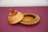Handsandcrafts -Houten gedraaid botervlootje