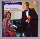Gwenneth Pryor & Gervase de Peyer - Works For Clarinet & Piano (CD)