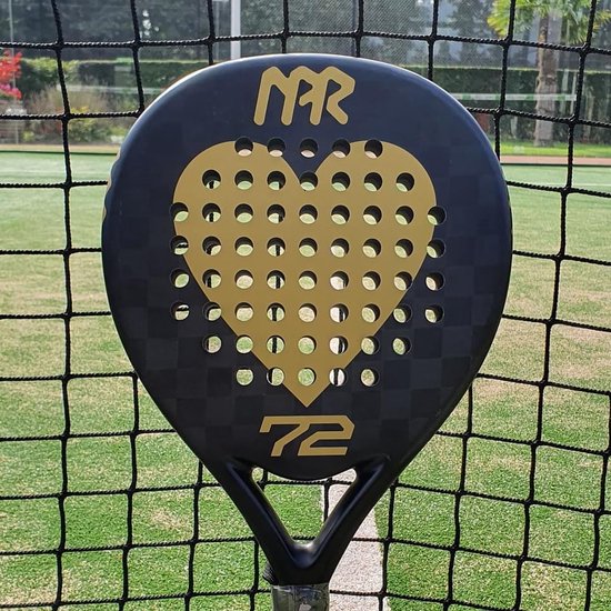 Padel racket NPR 72 het merk van Nicky Roeg 18K 100% koolstof 17 graden EVA-kern 365+/-10 Gram