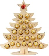Dakta® Kerstboom Adventskalender | Luxe Kerstkalender | Aftelkalender | Hervulbaar | Kerst| Hout