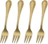 Gebaksvorkjes - Goudkleurig - 4 Stuks