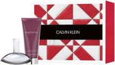 Calvin Klein Euphoria Giftset - 15 ml eau de parfum spray + 100 ml bodylotion - cadeauset voor dames