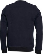 River Woods Sweater met ronde hals in blauw