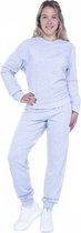 Joggingpak dames, Huispak dames grijs melange -Maat S