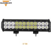Auxbeam Led Light Bar - LED WERKLAMP - 7 inch - 72 Watt - 7200LM - 9-32v work light for - SUV, CAR, 4X4,...