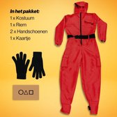 Halloween Costuum - Rode Trainingspak - Maat XS/S