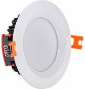 Inbouw LED platte downlight 6W 11cm Cool White