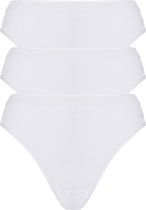 ten Cate Basic women rio (3-pack) - dames slips lage taille - wit -  Maat: L