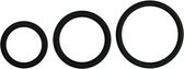Cockring set - drie maten - zwart - Sextoys - Cockringen