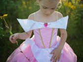 Prinsessenjurk meisje 5-6 jaar - Prinsessenjurk verkleedkleding - Prinsessenjurk - Sleeping Cutie - prinses - verkleden