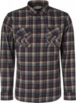 NO-EXCESS Overhemd Checked Shirt 12430919 Stone Red 193 Mannen Maat - XXL