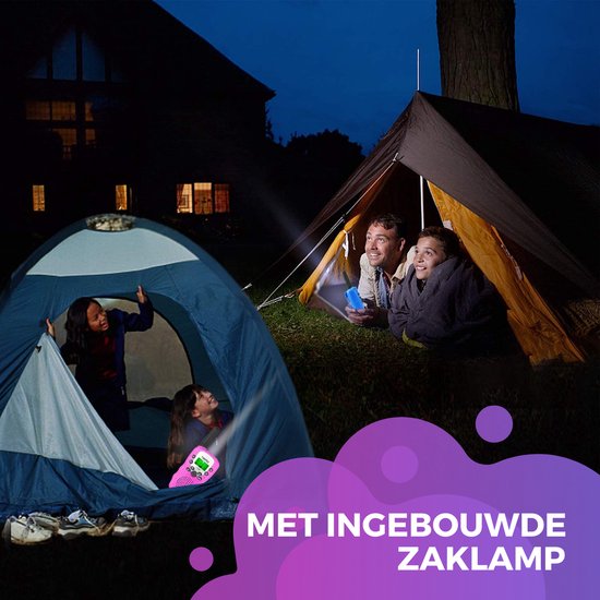 TALK-IT Walkie Talkie – Voor Kinderen en Volwassenen - 5KM Bereik - 3 stuks - Geel Roze Blauw