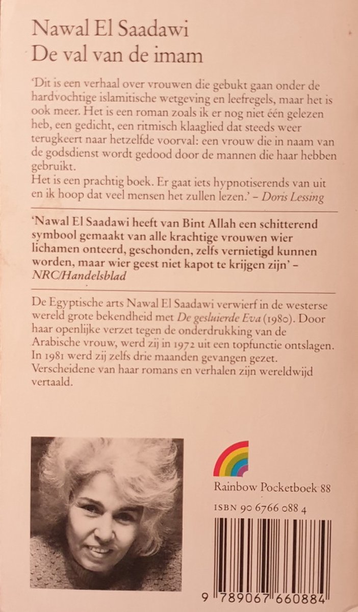 De val van de imam - back cover