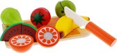 Mini Matters Houten Etenswaren Set - Fruit - Speelgoed - Hout - Spelen - Spel - Kinderen - Kind - Kids - Gezond - Educatief - 18+ mnd - 8 stuks - Voeding