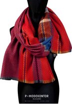 Sjaal Dames Winter Sjaal Multi Rood