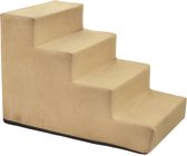 Atlanta - Hondentrap - 40cm hoog - Voor honden met rug- of gewrichtsproblemen - Beige