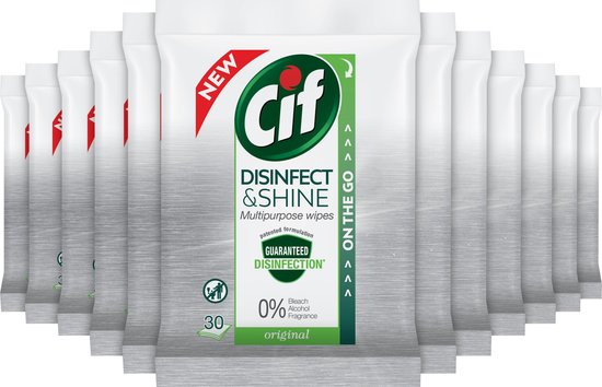 Cif Disinfect & Shine Wipes Original