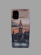Arisoro Samsung Galaxy A51 hoesje - Backcover - Londen