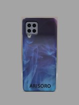 Arisoro Samsung Galaxy A42 hoesje - Backcover - Blue Smoke