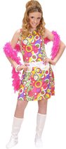 Widmann - Hippie Kostuum - Heftig Hippie Jaren 60 - Meisje - Multicolor - Maat 158 - Carnavalskleding - Verkleedkleding