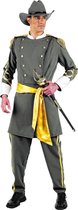 Limit - Leger & Oorlog Kostuum - Amerikaanse Burgeroorlog Soldaat Confederatie - Man - grijs - Maat 56 - Carnavalskleding - Verkleedkleding