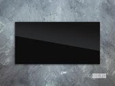 Byecold 700 Watt glazen Infrarood Paneel 120 x 60 cm - Infrarood Verwarming met Wifi thermostaat / Infraroodpaneel - 700 watt - Kleur zwart - Met stekker