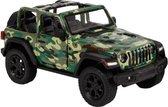 jeep Military Wrangler 13 cm 1:34 die-cast groen