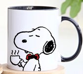 Snoopy Drinks Coffee- Vaderdag cadeau - Vaderdag - Moederdag cadeau - Moederdag - Cadeau voor moeder - Mokken en bekers - Cadeau voor vrouw - Valentijndag - Cadeautje voor haar - M