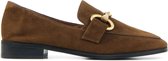 BiBi Lou Instappers / Loafers Dames -  Damesschoenen - Suède - 540Z30 - Bruin - Maat 41