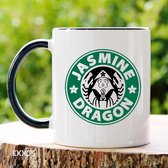 Jasmine Dragon- Customized mokken en bekers - mokken met tekst - mokken - bekers - cadeautje - cadeau voor vrouw - cadeau vor man - keramiek servies - cadeautje voor haar - cadeautje voor hem