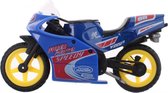 motor Super Bike blauw/geel