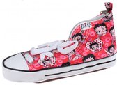 etui Betty Boop sneaker 24 cm rood/wit