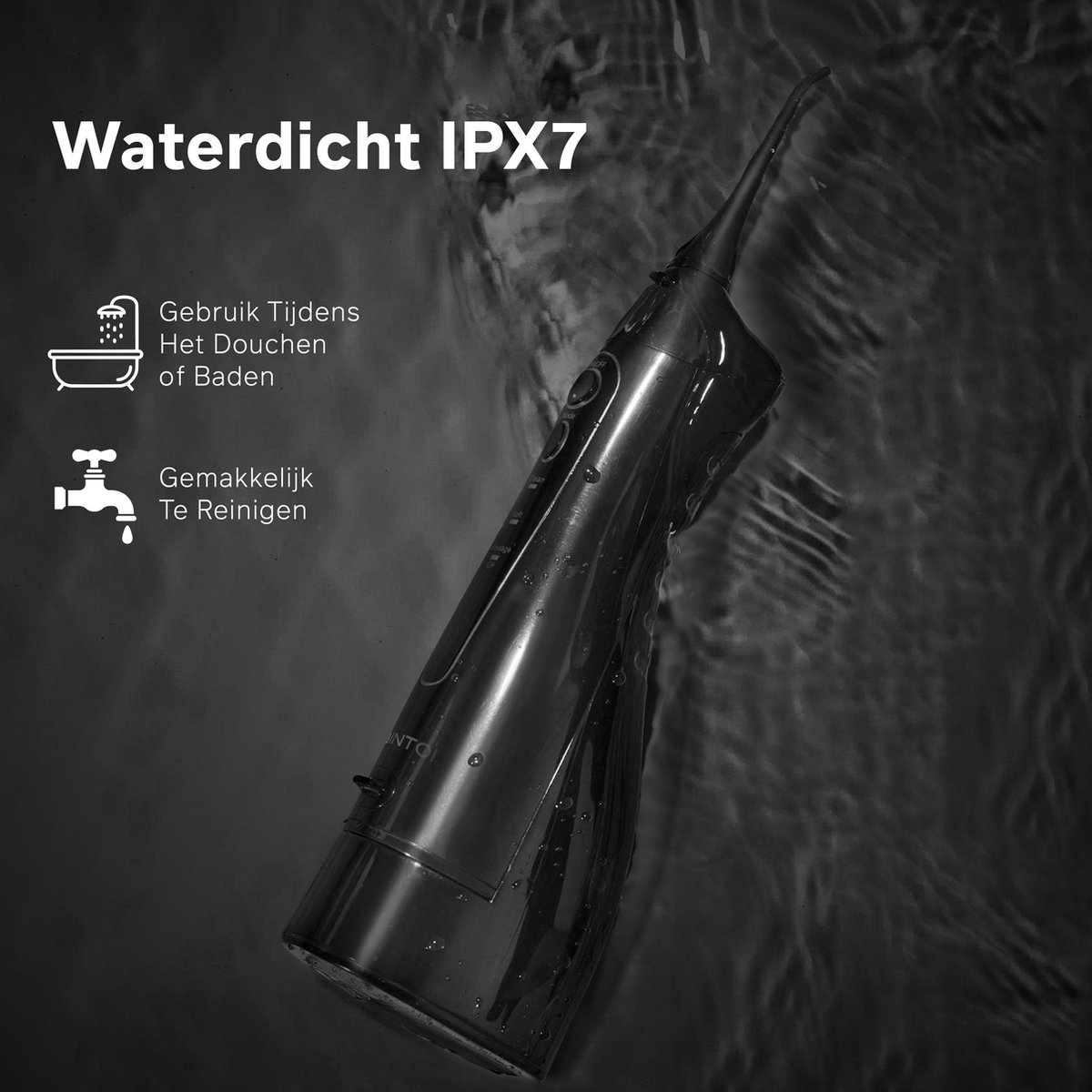 Bintoi iSonic F600 Waterflosser - Draadloze Monddouche thumbnail 5