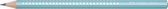 grafietpotlood Sparkle Jumbo B hout turquoise