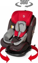 Autostoel Isofix Coccolle Nova Red Groep 0+1+2+3 draaibaar vanaf de geboorte tot 12 jaar