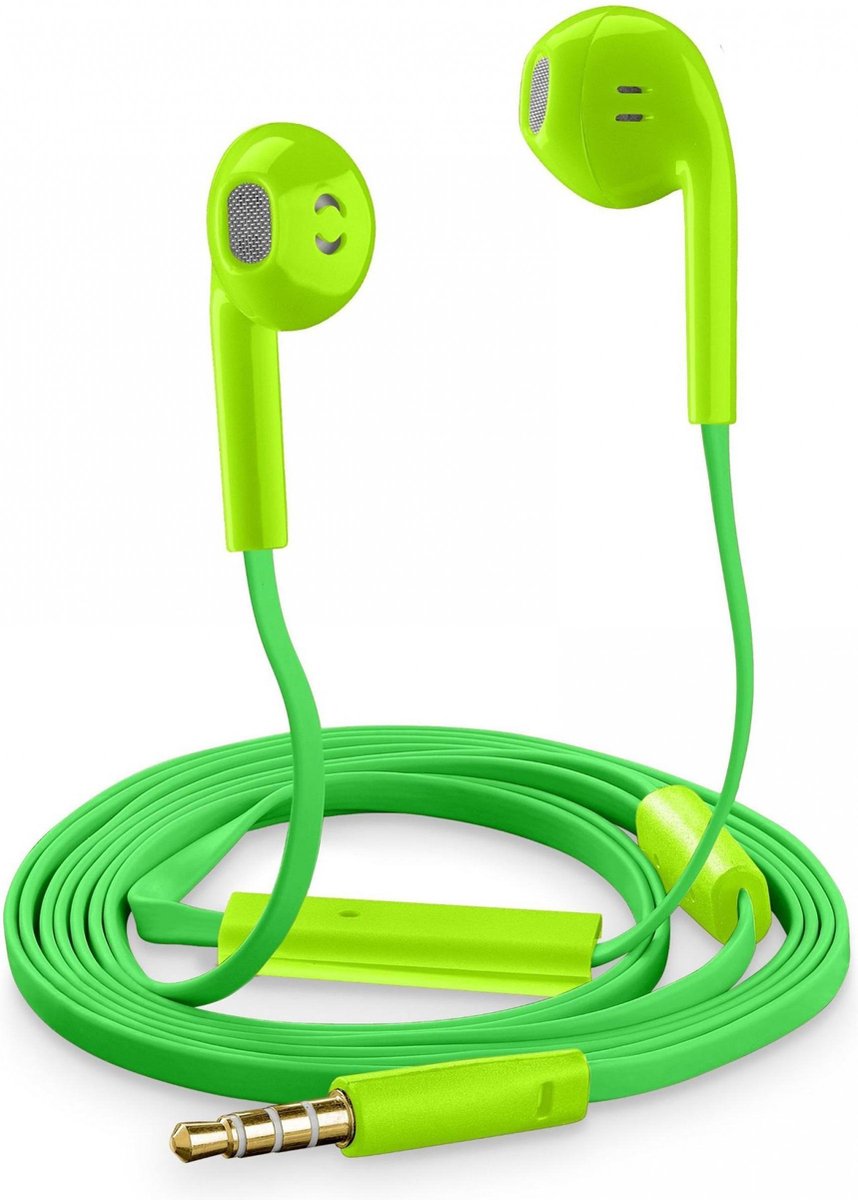 Cellularline SLUGSMARTG hoofdtelefoon/headset In-ear 3,5mm-connector Groen