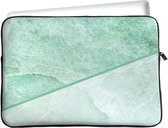 iPad Mini 6 Hoes (2021) - Tablet Sleeve - Green Marble - Designed by Cazy