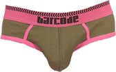 Barcode Berlin Backless Brief Wild Candy Groen - MAAT S - Heren Ondergoeds (erotisch) - Slip voor Mans (erotisch) - Mannen Mannen Slip