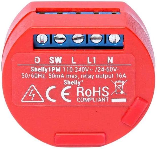 Shelly – Mini interrupteur WiFi sans fil avec variateur 2, Mini