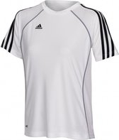 Adidas - T8 Climalite Shirt - Sportshirt - Dames - Wit - Maat XL