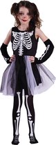 Halloween Meisjes Verkleedjurkje Skeleton Girl maat 110-120