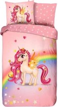 dekbedovertrek Little Pony 135 x 200 cm katoen roze