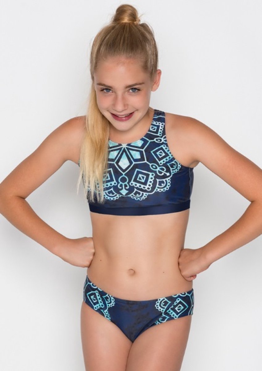 Bikini kinderen-meisjes - Boobs en Bloomers Gwenny - MAAT L / 34