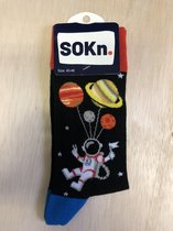 SOKn. trendy sokken OP DE MAAN maat 40-46  (Ook leuk om kado te geven !)
