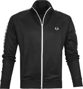 Fred Perry Taped Jacket Zwart - maat M