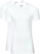 Slater 2-pack Stretch T-shirt Wit - maat XL