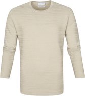 Calvin Klein Trui Textuur Beige - maat L