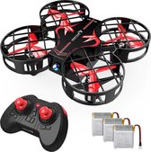 Bol.com Snaptain Draagbare Mini Drone | Afstandsbediening | 3 Versnellingen | 3 Batterijen Inbegrepen | Zakformaat aanbieding