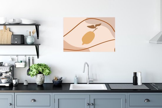Affiche Été - Citroen - Fruit - 60x40 cm